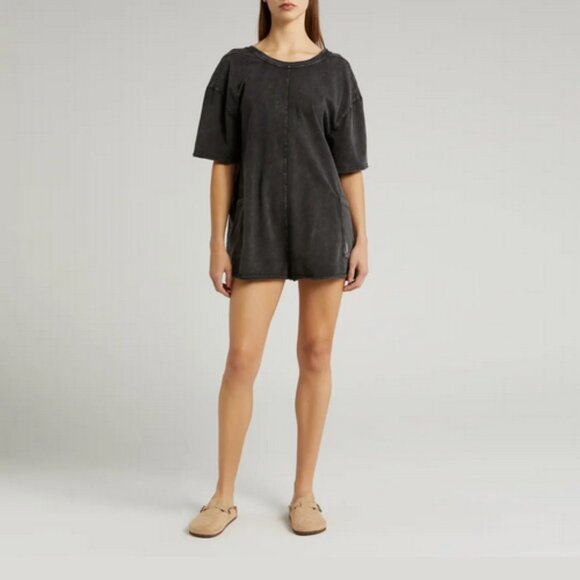 Free People Movement Hot Shot Tee Romper NWOT - Picture 1 of 7